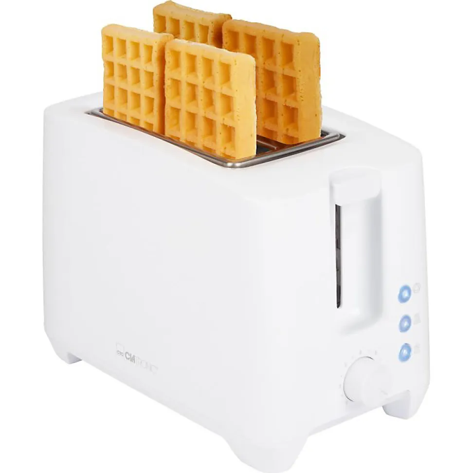 Grille pain 2 fentes Blanc Clatronic TA3801-Blanc