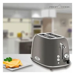 Grille pain 2 fentes vintage Proficook PC-TA 1193 Anthracite