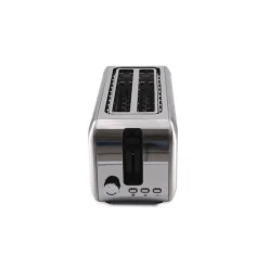 Grille pain - LITTLE BALANCE - 1450W - 2 fentes longues 23.7cm - 3 fonctions - Inox