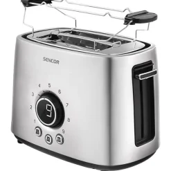 Grille Pain - Toaster Electrique 2 tranches Sencor STS 5050SS avec fonction de dégivrage - argentée