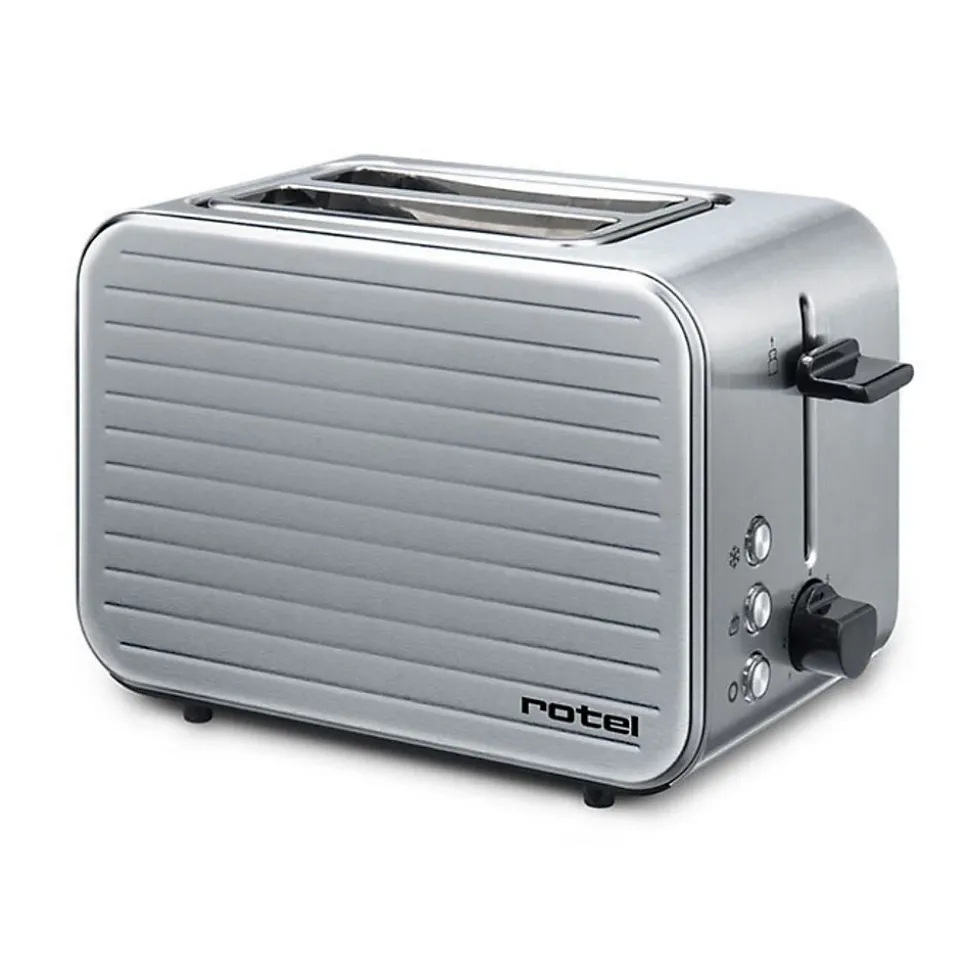 Grille pain chromé avec 7 niveaux de réglages Rotel