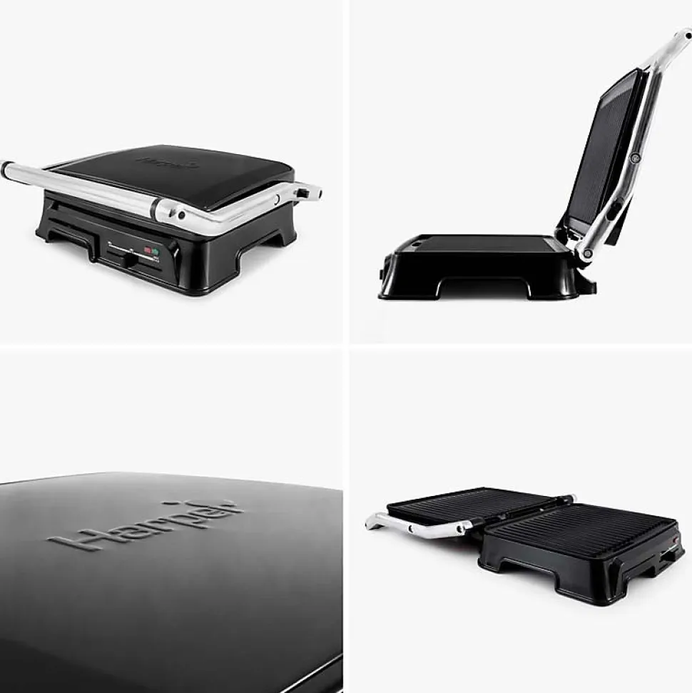 Grille Viande Avec Thermostat Réglable Xgrill Harper Noir