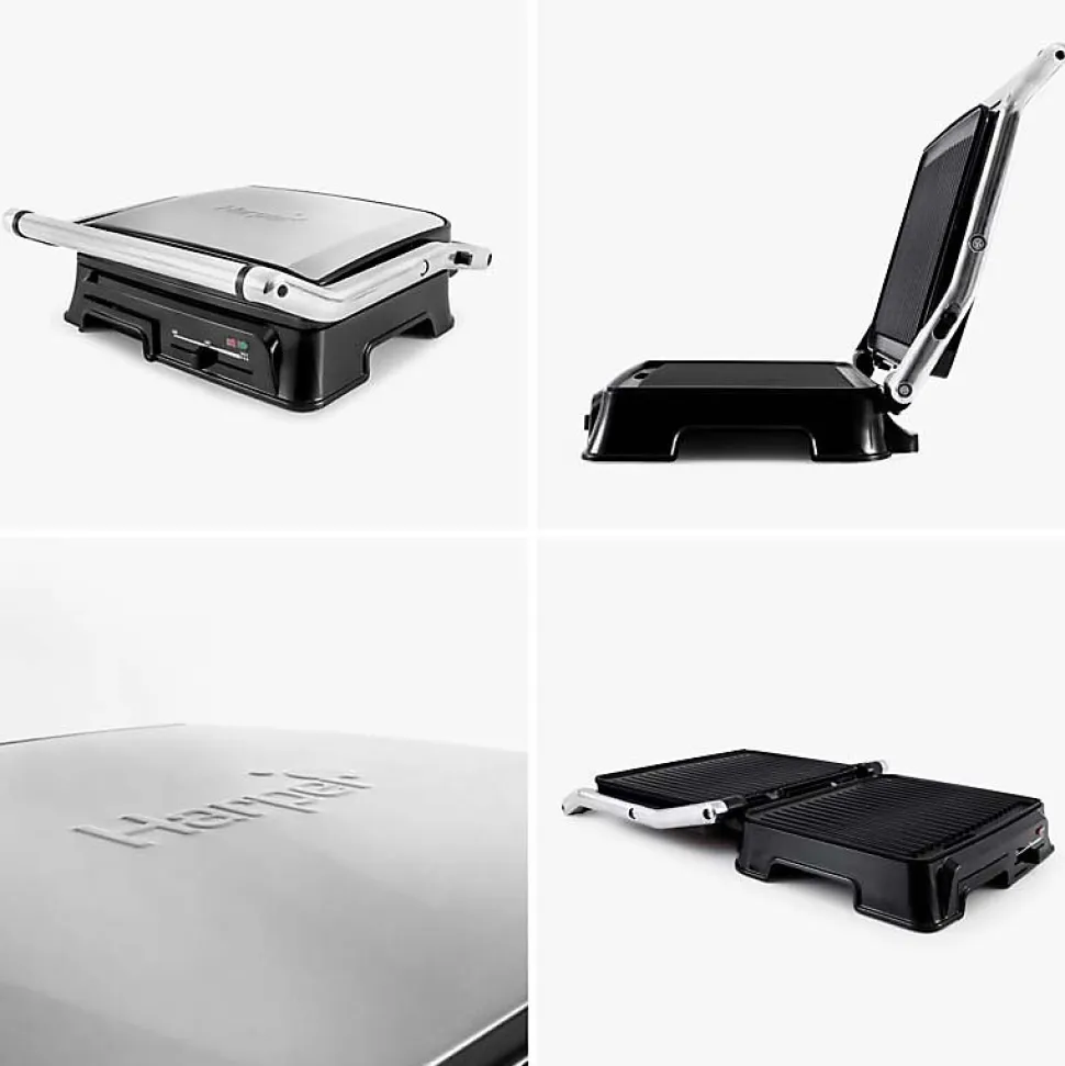 Grille Viande Avec Thermostat Réglable Xgrill Harper Gris