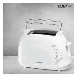 Grille-pain 2 fentes Bomann TA 246 CB Blanc