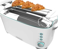 Grille-pain 2 Fentes Longues Blanc 1350W