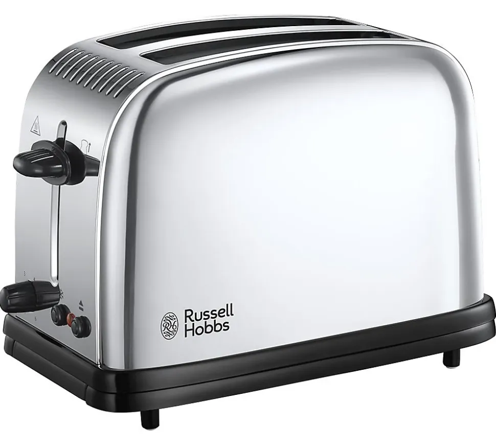 Grille-pain 2 fentes 1670w inox Russell Hobbs 23311-56 chester classic