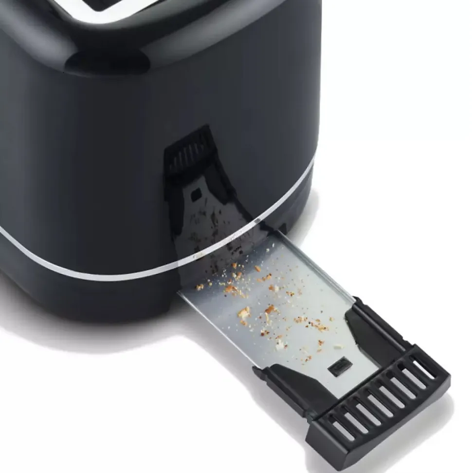 Grille-pain 2 fentes 850w noir Severin AT4321