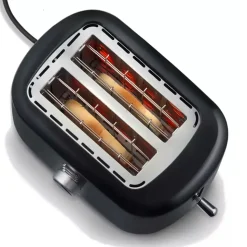 Grille-pain 2 fentes 850w noir Severin AT4321