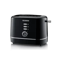 Grille-pain 2 fentes 850w noir Severin AT4321
