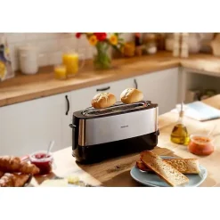 Grille-pain - PHILIPS - HD2692/90 - Collection Métal - 1 fente longue - 950W - Inox