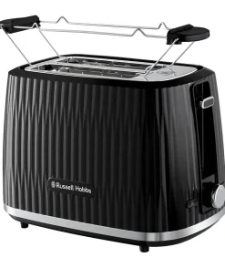 Grille-pain - RUSSELL HOBBS - EDEN - 800 W - 2 fentes - Noir