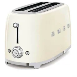 Grille-pain - SMEG - TSF02BLEU - 4 tranches - 6 niveaux de dorage - Noir