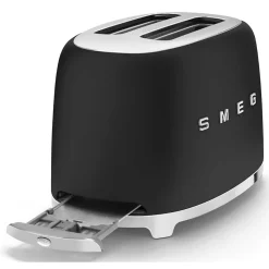 Grille-pain - SMEG - TSF01BLMEU - Noir Mat - 950 Watts - 2 Tranches