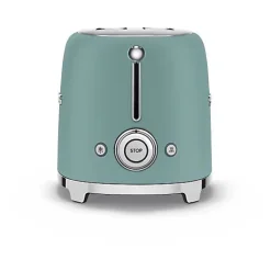 Grille-pain - SMEG - TSF01EGMEU - 2 fentes extra larges - 950 Watts - Vert Émeraude
