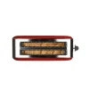 Grille-pain - TAURUS - Vintage Red - 2 fentes extra longues - 6 niveaux de brunissement - 1 400 W