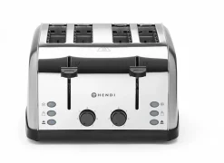 Grille-pain 4 tranches, 240V/1500W, 295x335x(H)180mm - Hendi