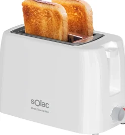 Grille-pain Blanc Compact 750W 2 Fentes