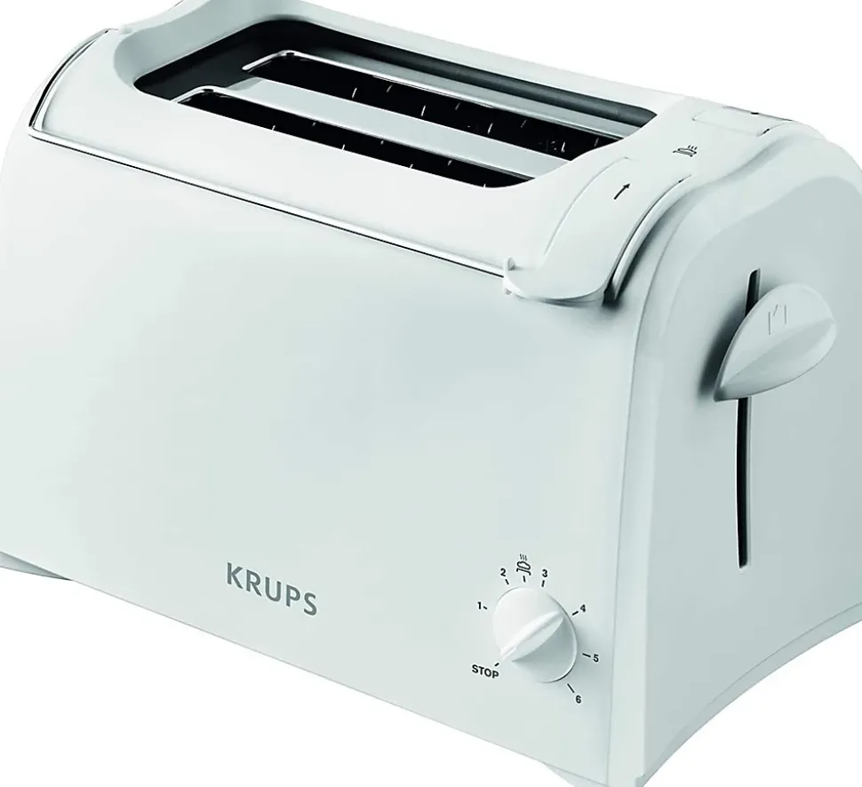 Grille-pain Blanc 700W 2 Fentes