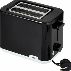 Grille-pain Braun HT 1010 BK 900 W Noir/Argenté