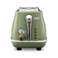 Grille-pain Delonghi Icona Vintage 2 tranches 900W vert olive