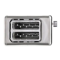 Grille-pain digital 2 fentes larges 850W gris