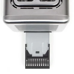 Grille-pain digital 2 fentes larges 850W gris