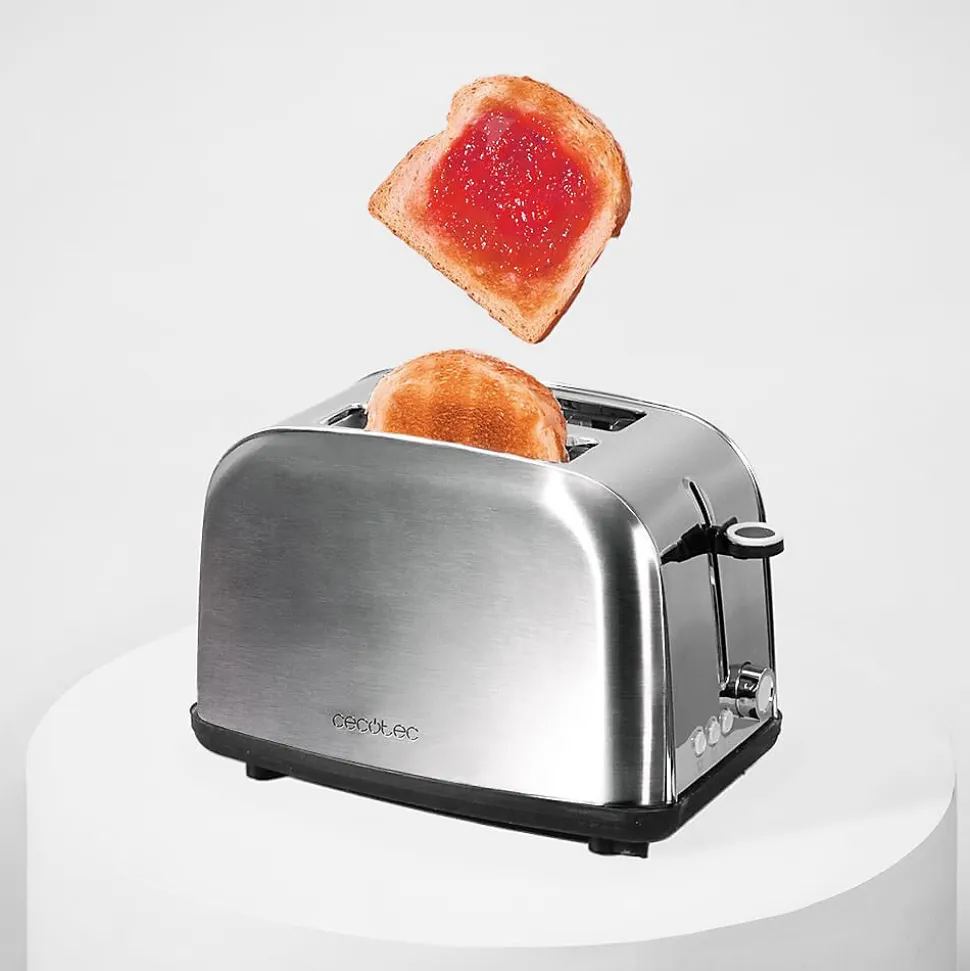 Grille-pain Inox 2 Fentes 850W