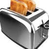 Grille-pain Inox 2 Tranches 850W Support Viennoiseries