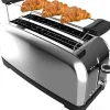 Grille-pain Inox Double Fente Longue 1500W