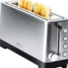 Grille-pain Inox Fente Large 1100W