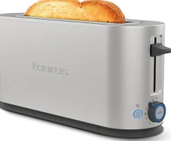 Grille-pain Inox 1000W 1 Fente Extra Longue