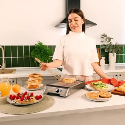 Grille-pain Inox 1000W 3 Tranches Quartz