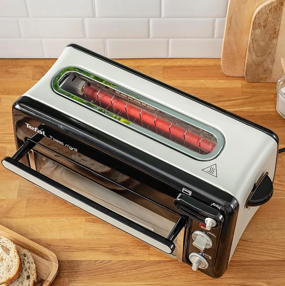 Grille-pain Mini-Four 2-en-1 Noir 1300W