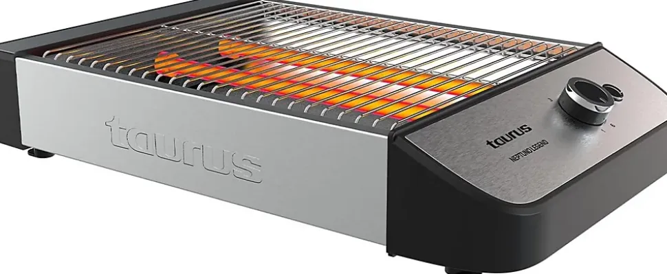 Grille-pain Plat 1000W 4 Tranches Inox