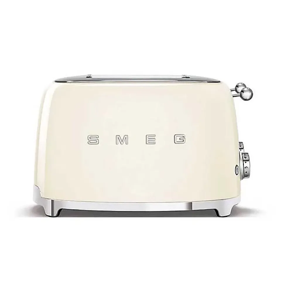 Grille-pain SMEG 4 tranches - Années 50 - Noir - 2000W