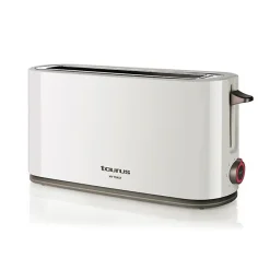 Grille-pain TAURUS Mytoast - Fente extra longue - 7 niveaux - 1000W - Blanc