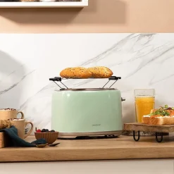 Grille-pain Vert Rétro 2 Fentes 980W