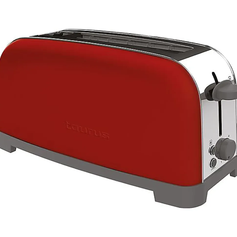 Grille-pains 1 fente 850w rouge Taurus VINTAGESINGLERED850W