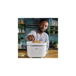 Grille-pains 2 fentes 830w blanc mat Philips HD2640-10 eco conscious edition