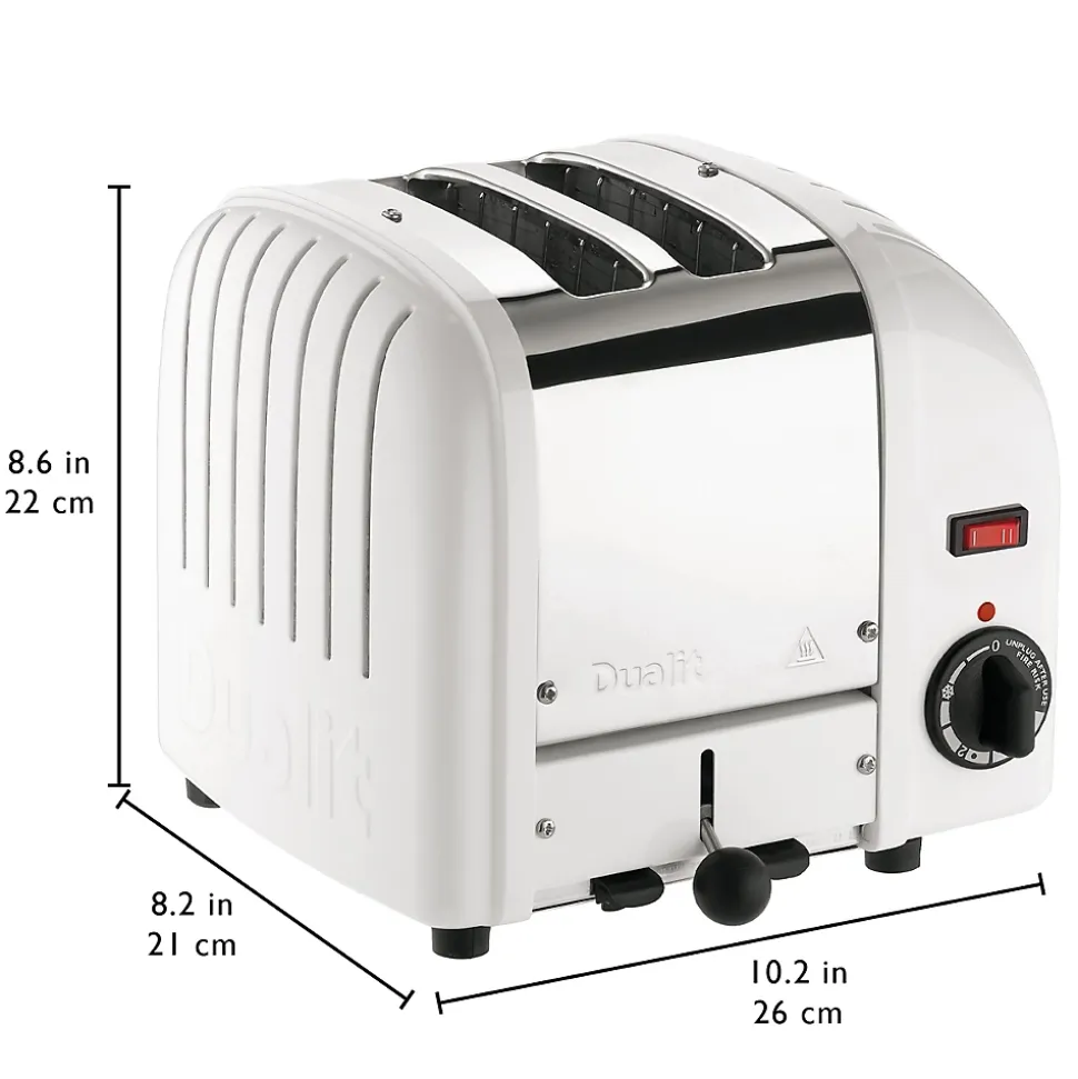 Grille-pains 2 fentes 1250w blanc Dualit 20261