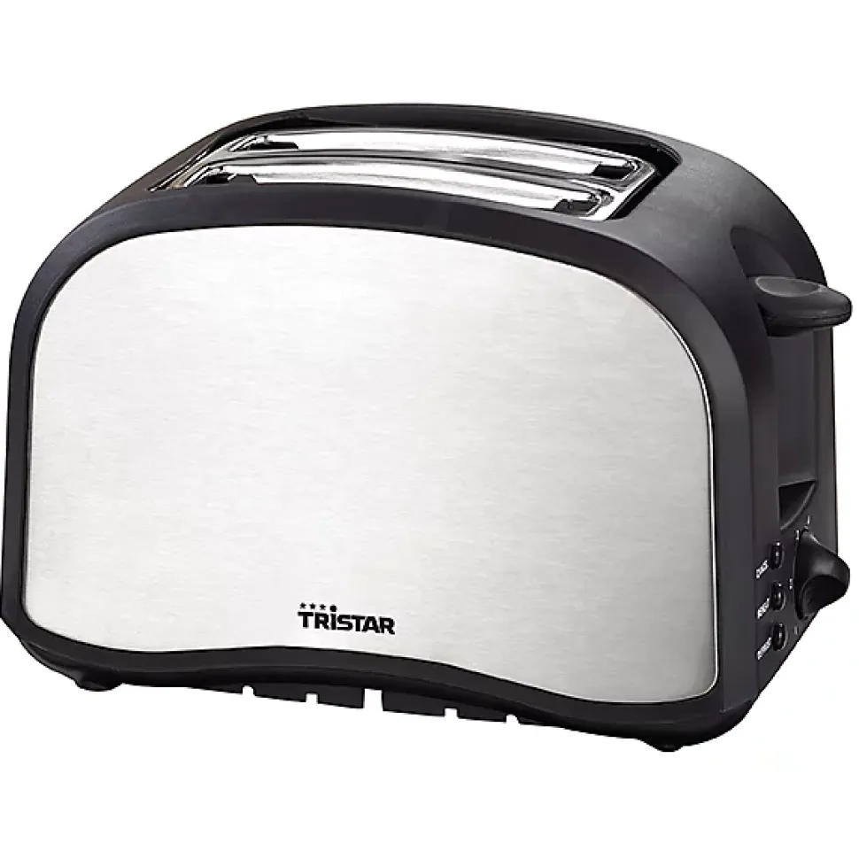 Grille-pains 2 fentes 800w inox Tristar BR-1022