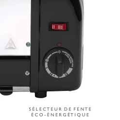 Grille-pains 4 fentes 2200w noir mat Dualit 40357 vario