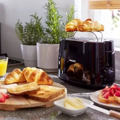 Grille-pains 2 fentes 830w noir Philips HD2581/90 daily collection