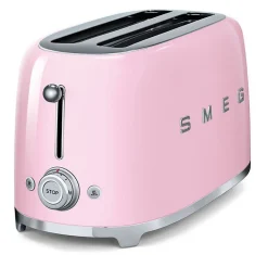 Grille-pains 2 fentes 1500w rose Smeg TSF02PKEU