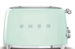 Grille-pains 4 fentes 950w vert d'eau Smeg TSF03PGEU années 50