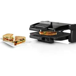 Grille-Viande - BOSCH - TCG3323 - Noir Mat - 2000W - thermostat 5 niveaux - 3 positions : mode grill ou four, pierrade