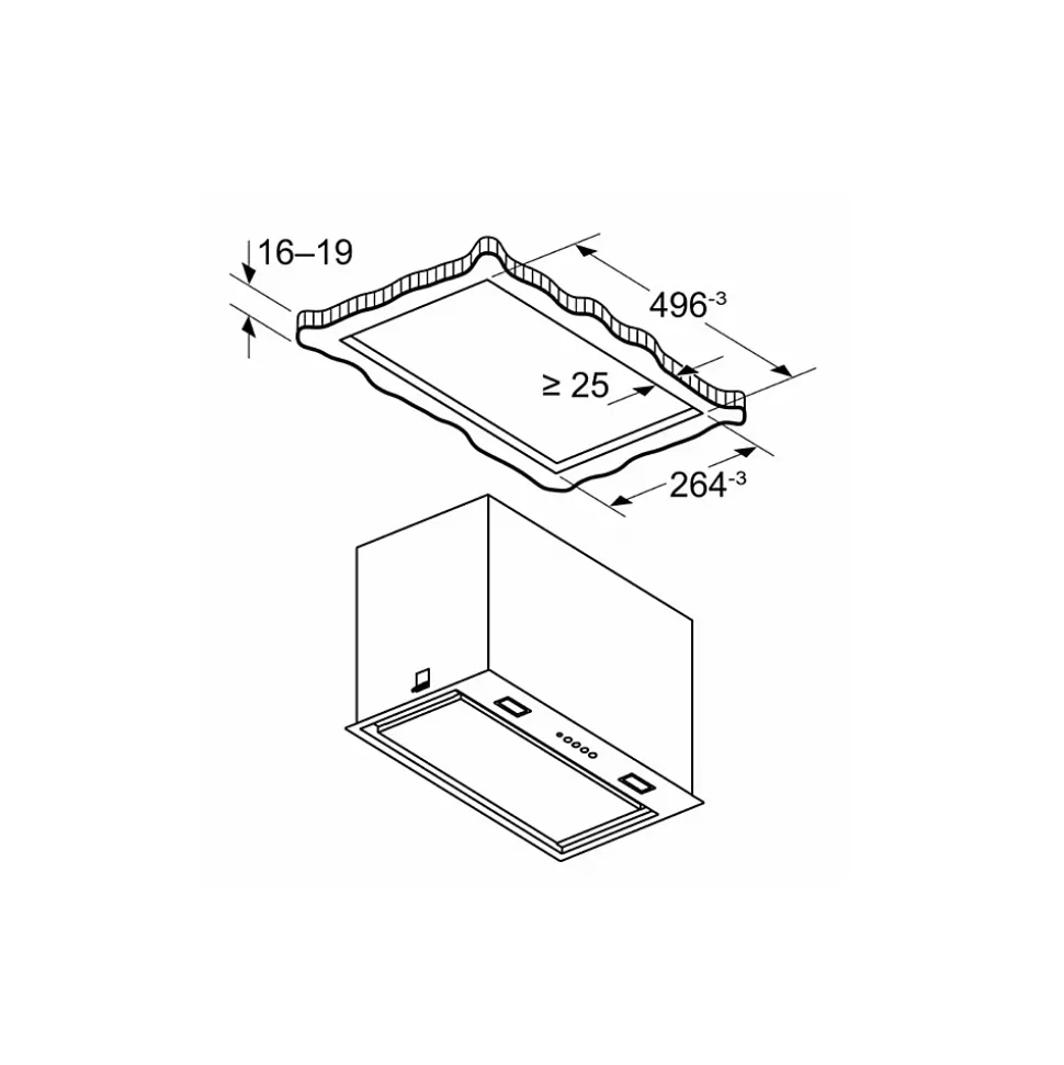 Groupe filtrant 52cm 645m3/h inox Bosch DLN56AC50 série 6