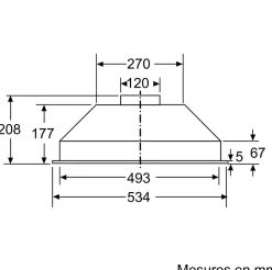 Groupe filtrant 53cm 300m3/h Siemens LB53NAA30 iq100
