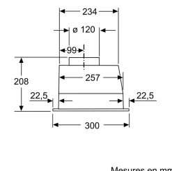 Groupe filtrant 53cm 300m3/h Siemens LB53NAA30 iq100