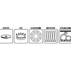 GSW Poele a crepes a induction avec etaleur - 26 cm